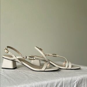 Charles & Keith Off-White Strappy Sandals